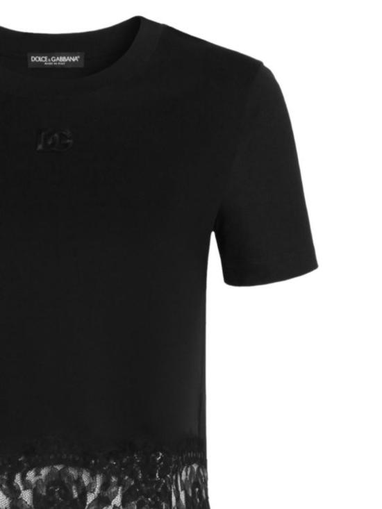 26FW 돌체앤가바나 반팔 티셔츠 F8W71Z FU7EQN0000 BLACK - DOLCE & GABBANA