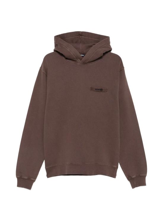 26FW 자크뮈스 그로그랭 후드 티셔츠 HOM00247AJ00126 850 Brown