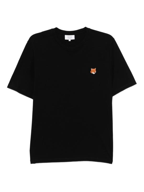 26FW 메종키츠네 폭스 헤드 레귤러 티셔츠 PM00107KJ7026 P199 Black