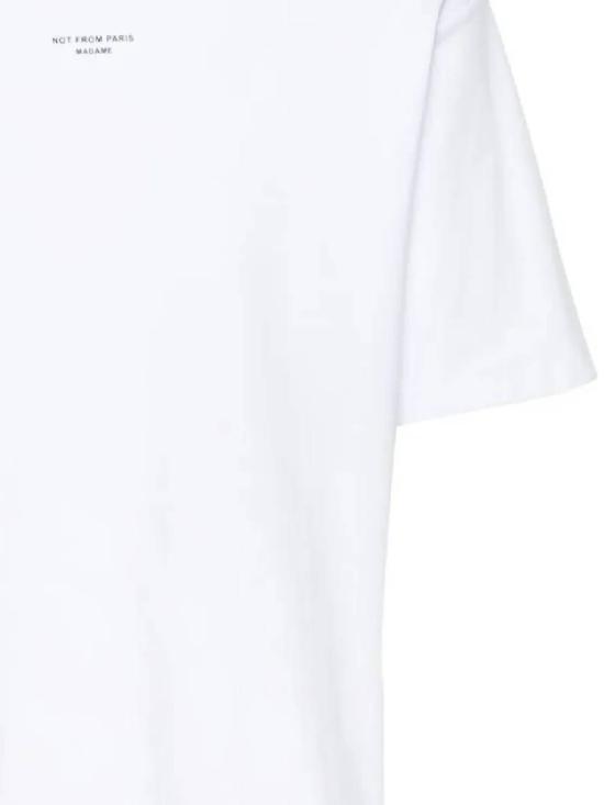 26FW 드롤드무슈 반팔 티셔츠 PERMTS202CO002 OPW Optical White - DROLE DE MONSIEUR