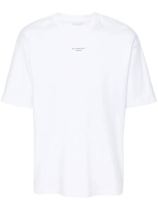 26FW 드롤드무슈 반팔 티셔츠 PERMTS202CO002 OPW Optical White