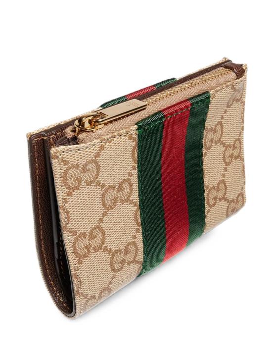 26FW 구찌 웹 스몰 사이즈 지갑 876045 FAF8R8547 DARK BROWN - GUCCI