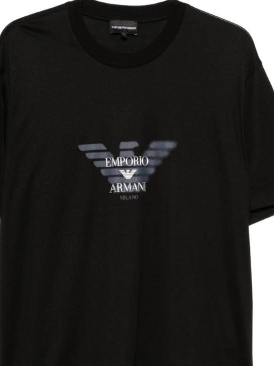 26FW 엠포리오 아르마니 반팔 티셔츠 EM006765 AF10017UC001 Black Beauty - EMPORIO ARMANI