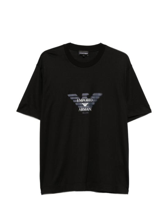 26FW 엠포리오 아르마니 반팔 티셔츠 EM006765 AF10017UC001 Black Beauty