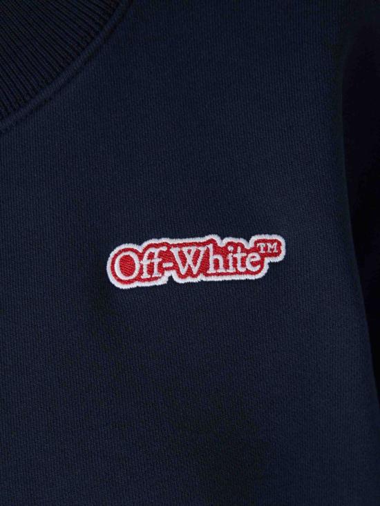 26FW 오프화이트 스웨터 2FE00512T W493 DARK SAPPHIRE HIGH RISK RED - OFF WHITE