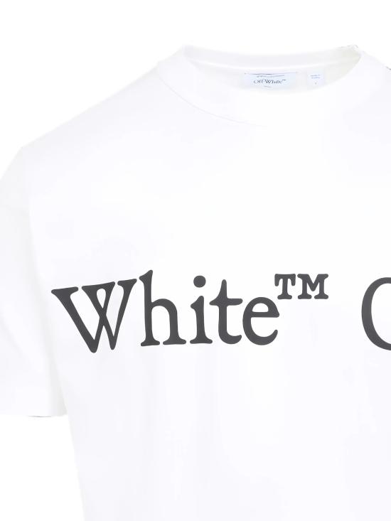 26FW 오프화이트 반팔 티셔츠 44MAA16MF26J00G 100 White - OFF WHITE