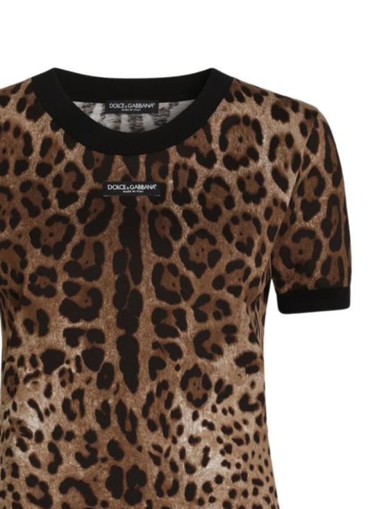 26FW 돌체앤가바나 반팔 티셔츠 F8N08T FS78SHY13M LEO NEW - DOLCE & GABBANA