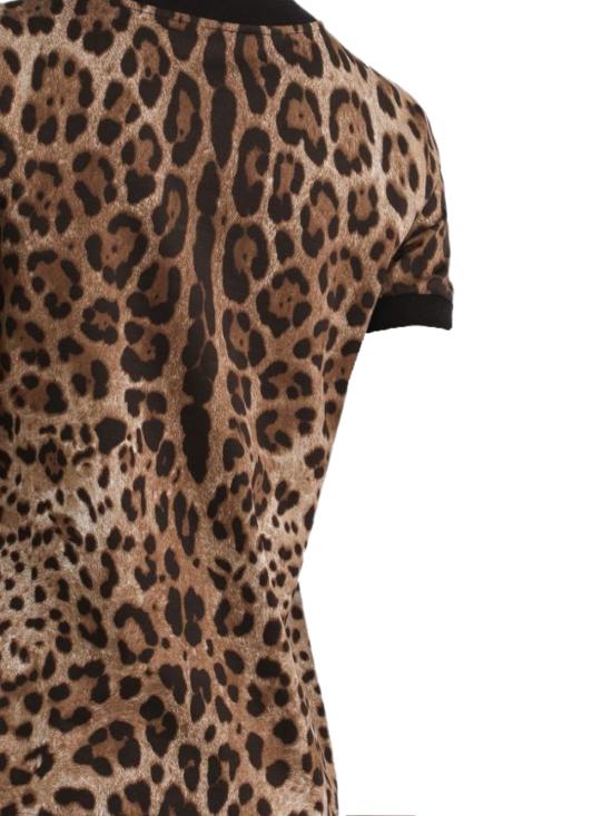 26FW 돌체앤가바나 반팔 티셔츠 F8N08T FS78SHY13M LEO NEW - DOLCE & GABBANA