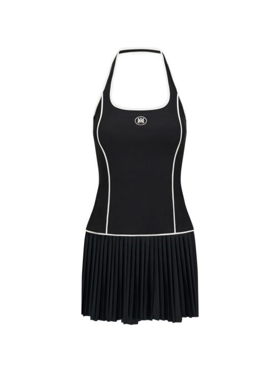 26FW 아미리 미디 원피스 AWBOAC1014 001 Black