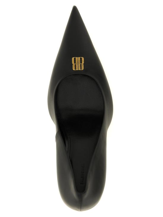 26FW 발렌시아가 에비뉴 BB 에디터 펌프스 845393WA9191080 Black - BALENCIAGA