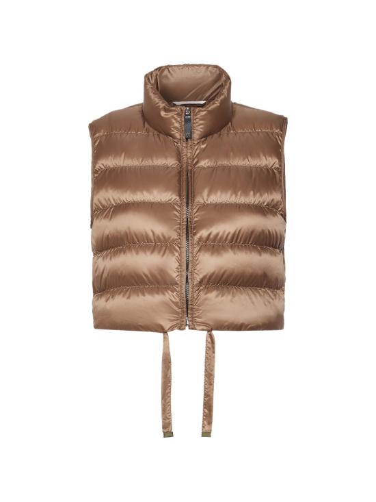 26FW 막스마라 더 큐브 패딩 조끼 2629296044600 025027 DARK HONEY