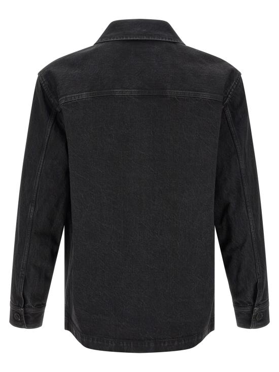 26FW 생로랑 긴팔 셔츠 A007M4Y07YD1238 Black - SAINT LAURENT