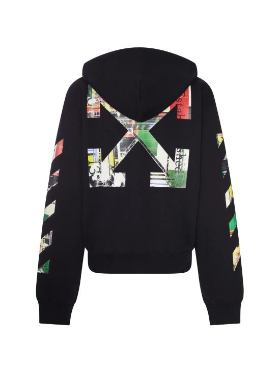 26FW 오프화이트 긴팔 티셔츠 44MBE02EF26F001 Black - OFF WHITE