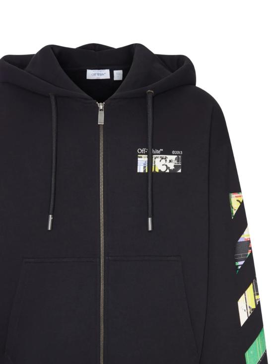 26FW 오프화이트 긴팔 티셔츠 44MBE02EF26F001 Black - OFF WHITE