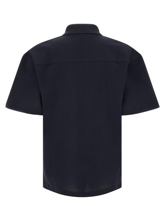 26FW 생로랑 폴로 티셔츠 862765Y38FL4035 Blue - SAINT LAURENT
