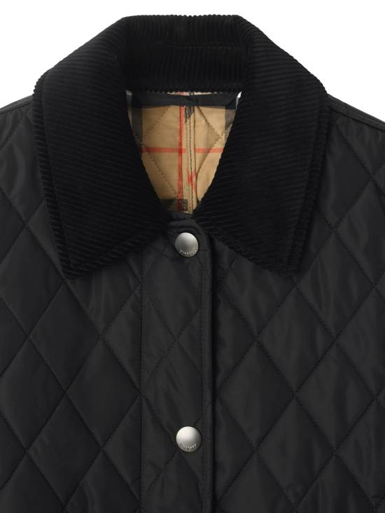 26FW 버버리 퀼팅 나일론 자켓 8107510 X BLACK SAND - BURBERRY