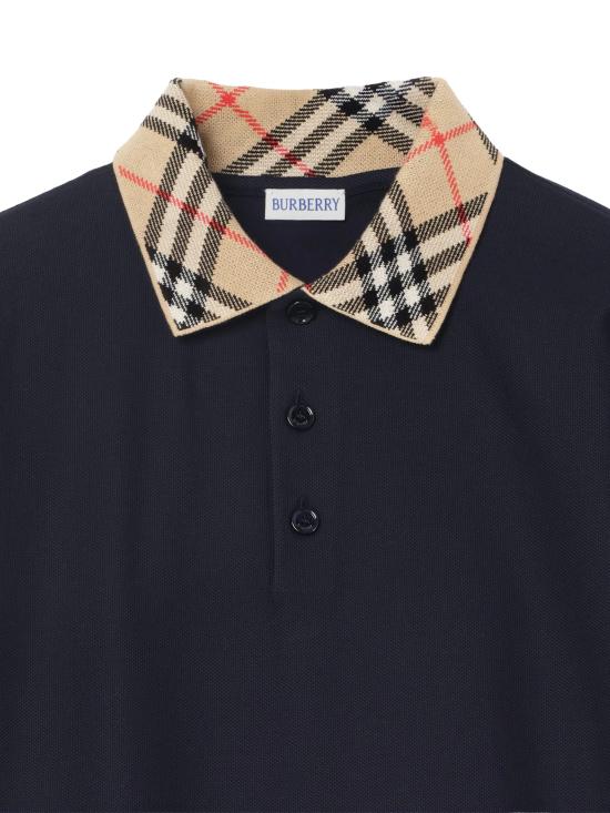 26FW 버버리 폴로 티셔츠 8126967 X Navy - BURBERRY