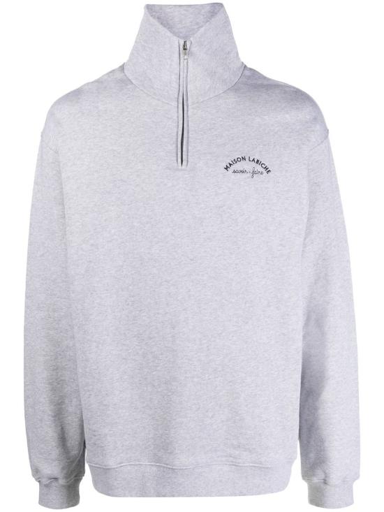 26FW 메종 라비쉬 긴팔 티셔츠 OUPLACIDEMINIM LIGHT HEATHER GREY