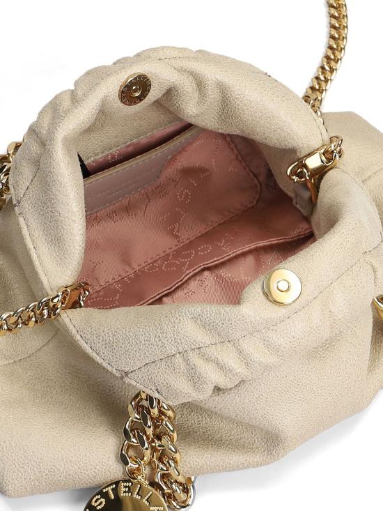 26FW 스텔라 맥카트니 팔라벨라 드로스트링 숄더백 7B0144 W93559300 BUTTER CREAM - STELLA MCCARTNEY