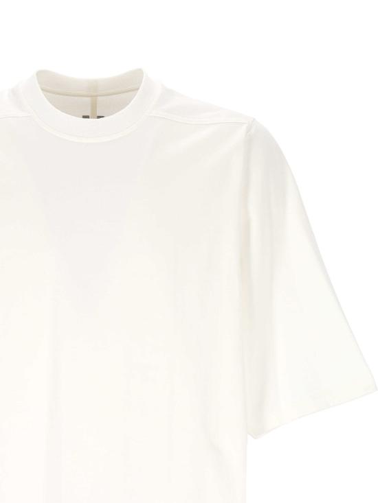 26FW 릭 오웬스 반팔 티셔츠 RU02F4249 BA11 Milk - RICK OWENS