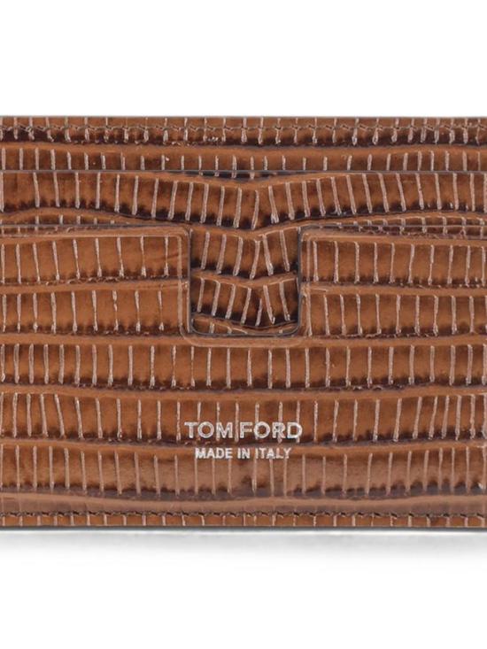 26FW 톰포드 카드지갑 Y0232LCL483S EBN Caramel - TOMFORD