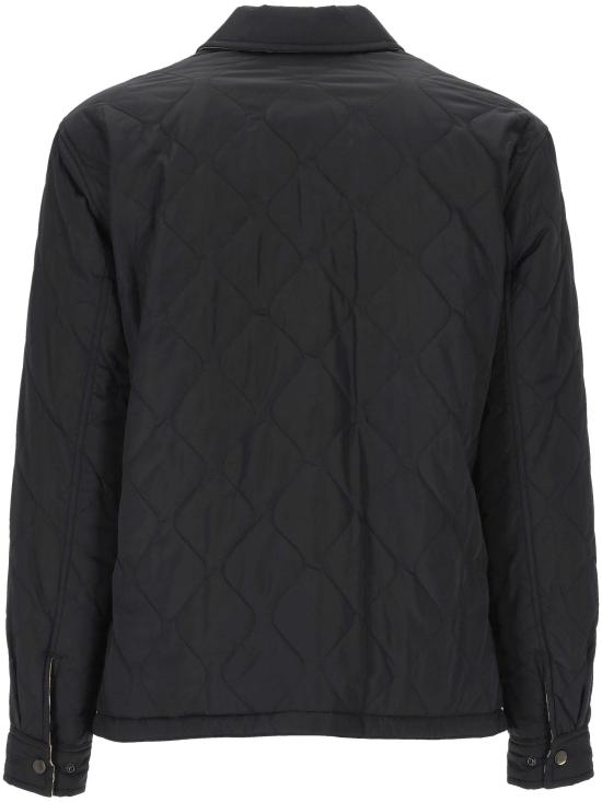 26FW 버버리 리버시블 퀼티드 나일론 오버셔츠 8115788 X BLACK - BURBERRY