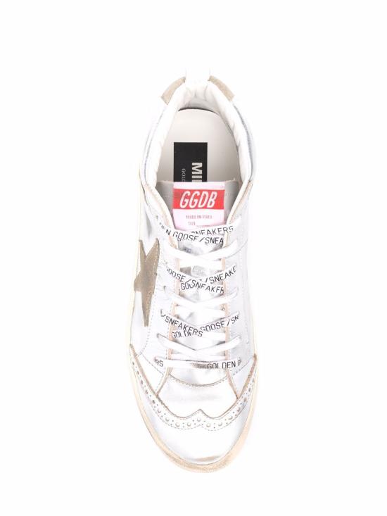 26FW 골든구스 미드 스타 스니커즈 GWF00122 F00279470216 SILVER TAUPE - GOLDEN GOOSE