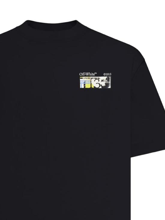 26FW 오프화이트 반팔 티셔츠 44MAA120F26J00Z 001 Black - OFF WHITE