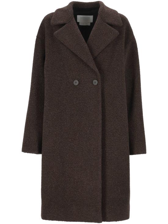 26FW 해리스와프런던 코트 AC1487MWE 451 DARK BROWN