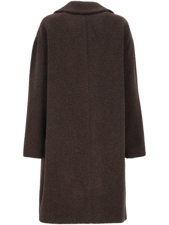 26FW 해리스와프런던 코트 AC1487MWE 451 DARK BROWN - HARRIS WHARF LONDON