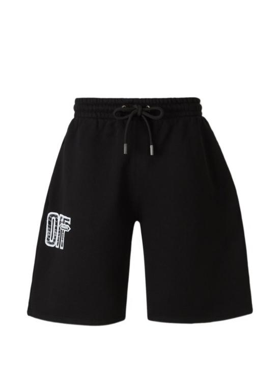 26FW 오프화이트 숏팬츠 44MCI013F26F005 001 BLACK