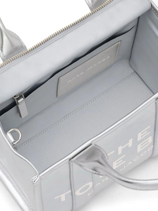 26FW 마크제이콥스 메탈릭 스몰 토트백 2F3HTT004H01 039 Metallic silver - MARC JACOBS