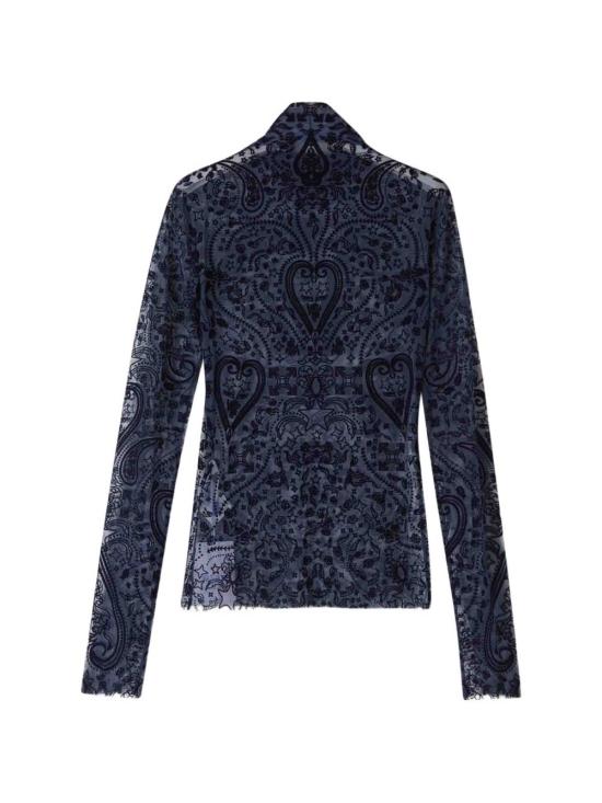 26FW 오프화이트 긴팔 티셔츠 2FB00544T W492 DARK SAPPHIRE - OFF WHITE