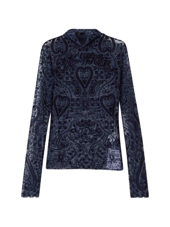 26FW 오프화이트 긴팔 티셔츠 2FB00544T W492 DARK SAPPHIRE