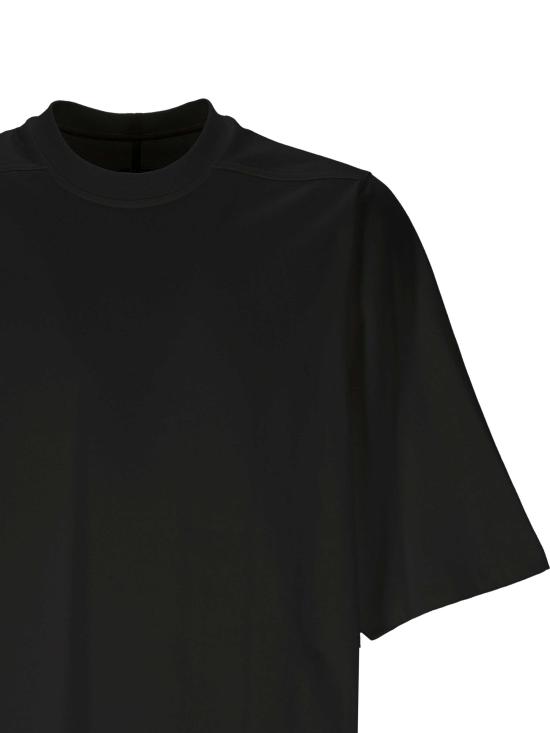 26FW 릭 오웬스 반팔 티셔츠 RU02F4249 BA09 Black - RICK OWENS