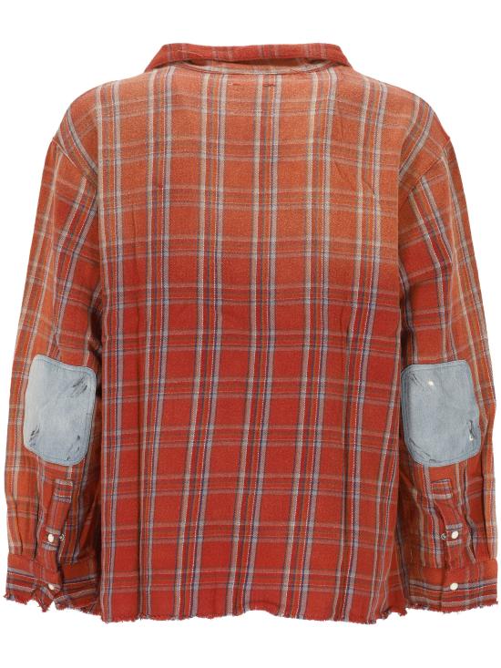 26FW 파운드 긴팔 셔츠 FOPF26SR03012 6482 BURNED ORANGE - FOUND