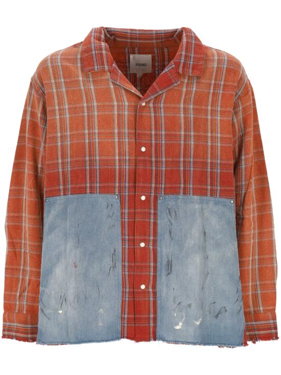 26FW 파운드 긴팔 셔츠 FOPF26SR03012 6482 BURNED ORANGE