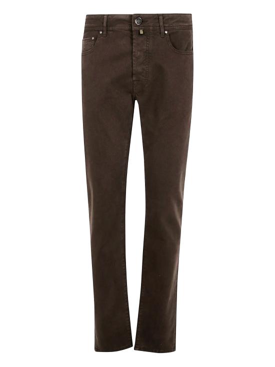 26FW 야콥코헨 스트레이트 팬츠 QE004036 S4216F44 BROWN
