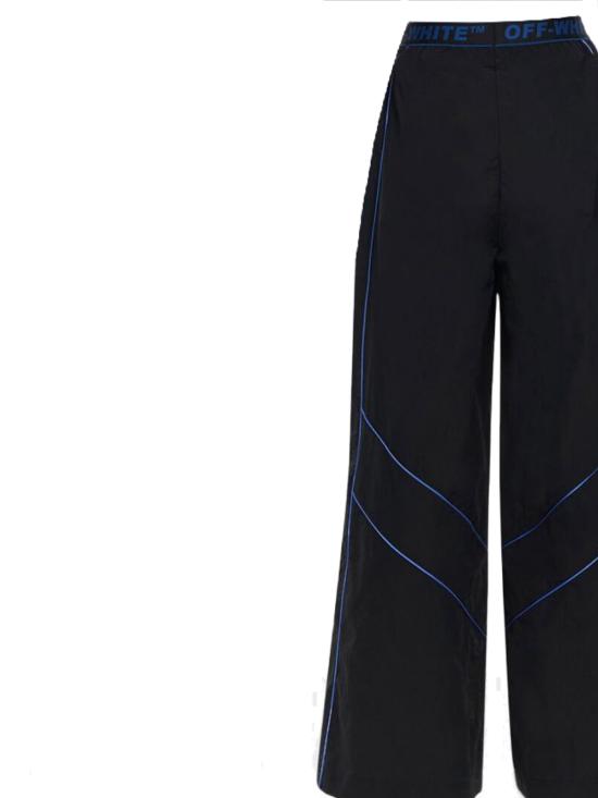 26FW 오프화이트 스트레이트 팬츠 2FH00609B W013 Black Electric Blue - OFF WHITE