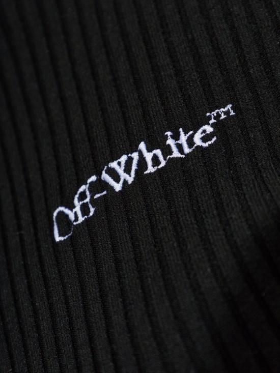 26FW 오프화이트 긴팔 티셔츠 2FB00120T W003 BLACK WHITE - OFF WHITE