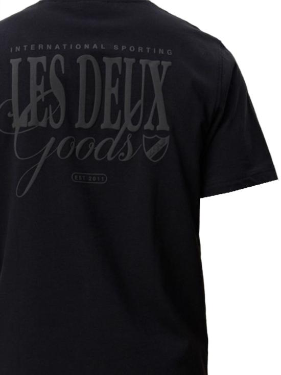 26FW 레듀 반팔 티셔츠 1002320 Black - LES DEUX