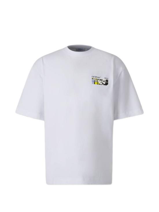 26FW 오프화이트 반팔 티셔츠 44MAA120F26J00Z 100 White