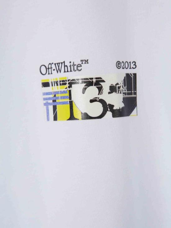 26FW 오프화이트 반팔 티셔츠 44MAA120F26J00Z 100 White - OFF WHITE