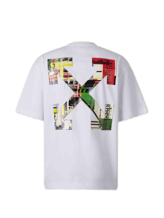 26FW 오프화이트 반팔 티셔츠 44MAA120F26J00Z 100 White - OFF WHITE