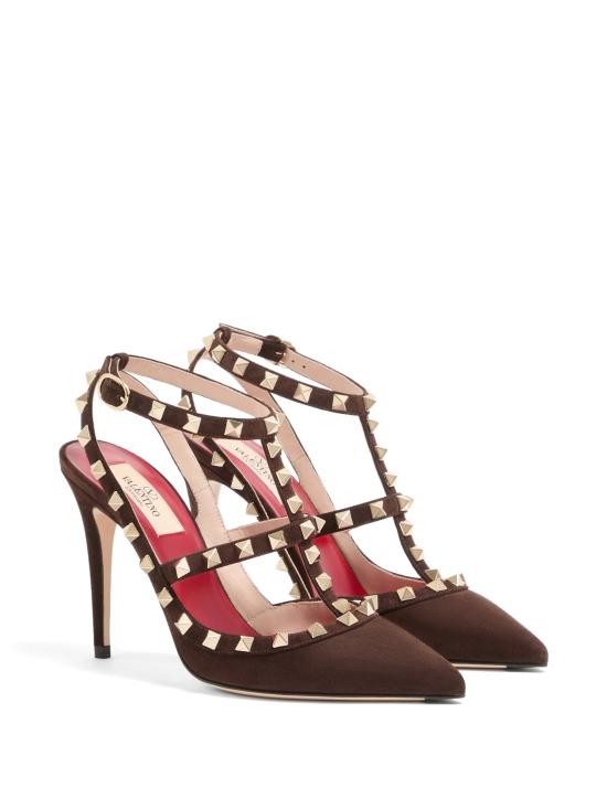 26FW 발렌티노 가라바니 힐/펌프스 9W2S0393 CVB0TO EBONY BROWN - VALENTINO GARAVANI