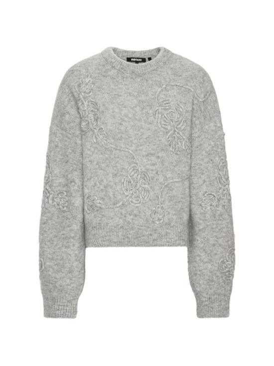 26FW 로테이트 스웨터 1166061472 BCR22331472 LIGHT GREY MELANGE