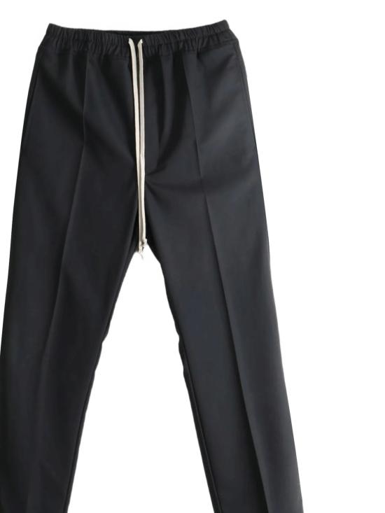 26FW 릭 오웬스 스트레이트 팬츠 RU02F4390 ZL09 BLACK - RICK OWENS