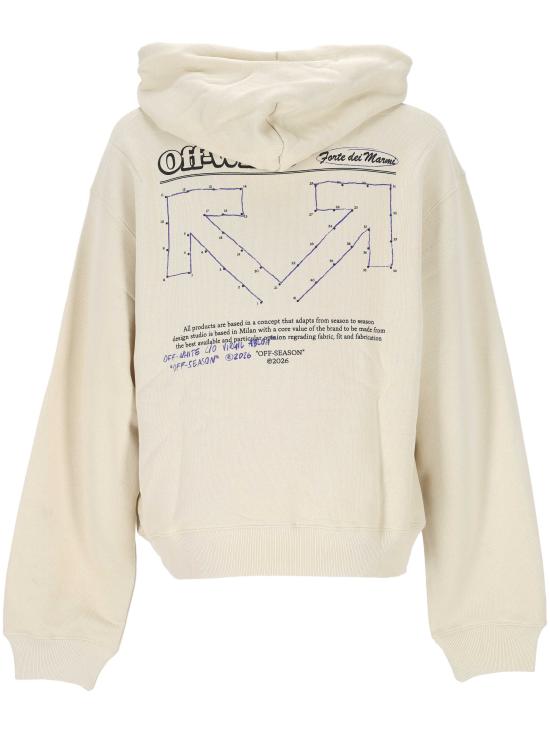 26FW 오프화이트 긴팔 티셔츠 44MBB12NF26F00C 600 Beige - OFF WHITE