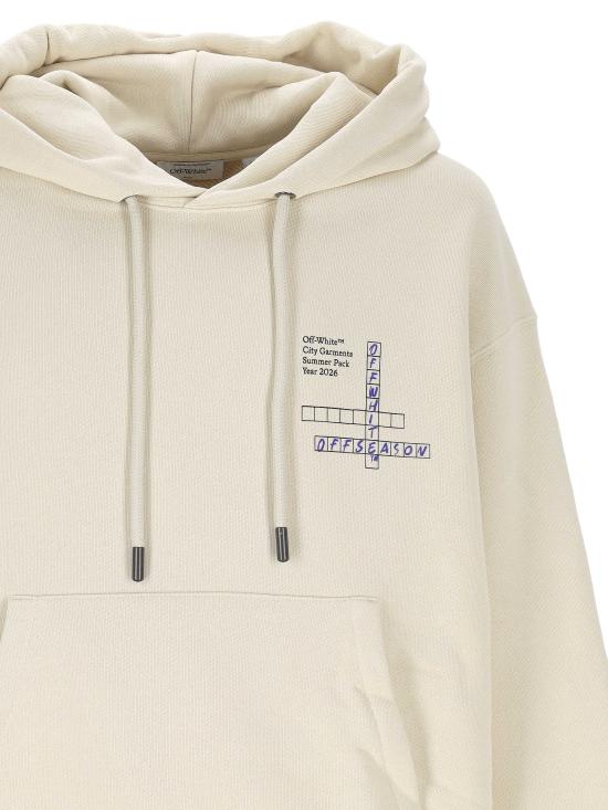 26FW 오프화이트 긴팔 티셔츠 44MBB12NF26F00C 600 Beige - OFF WHITE