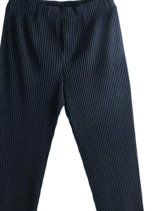 26FW 이세이 미야케 스트레이트 팬츠 HP68JF550 75 NAVY - ISSEY MIYAKE
